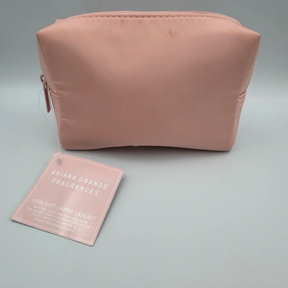 Ariana‎ Grande Fragrances Pink Cosmetic Travel Bag Rare Promo Pouch